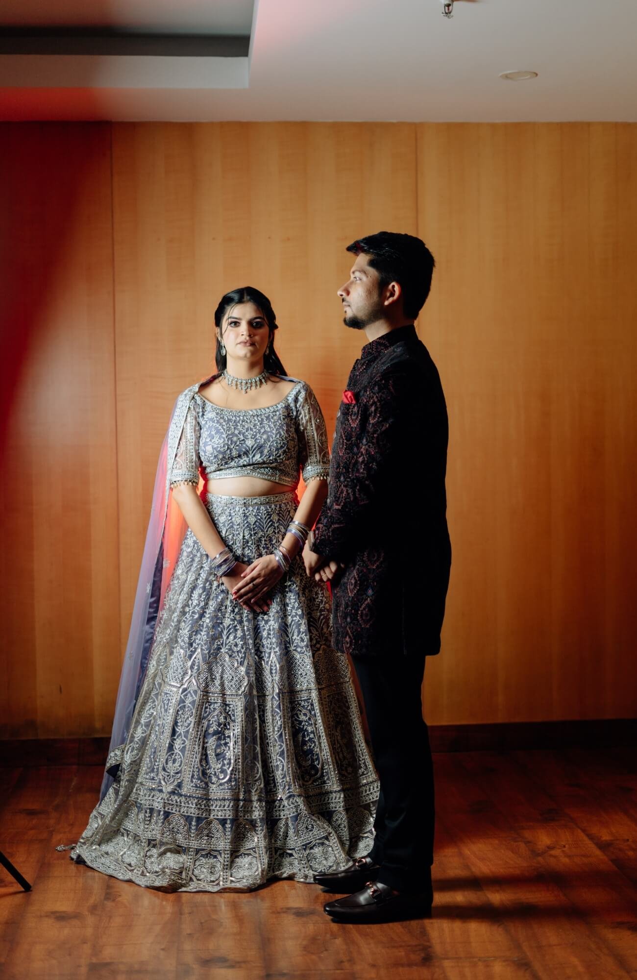 Bride in traditional wedding attire, photographed by Mohey Rang Films’ professional wedding photographer, highlighting cultural elegance and style.