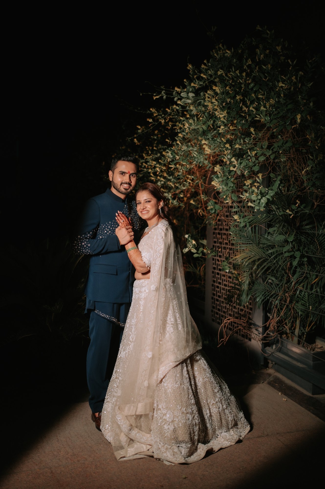 A natural candid moment of the groom smiling, captured by Mohey Rang Films, professional wedding photographer