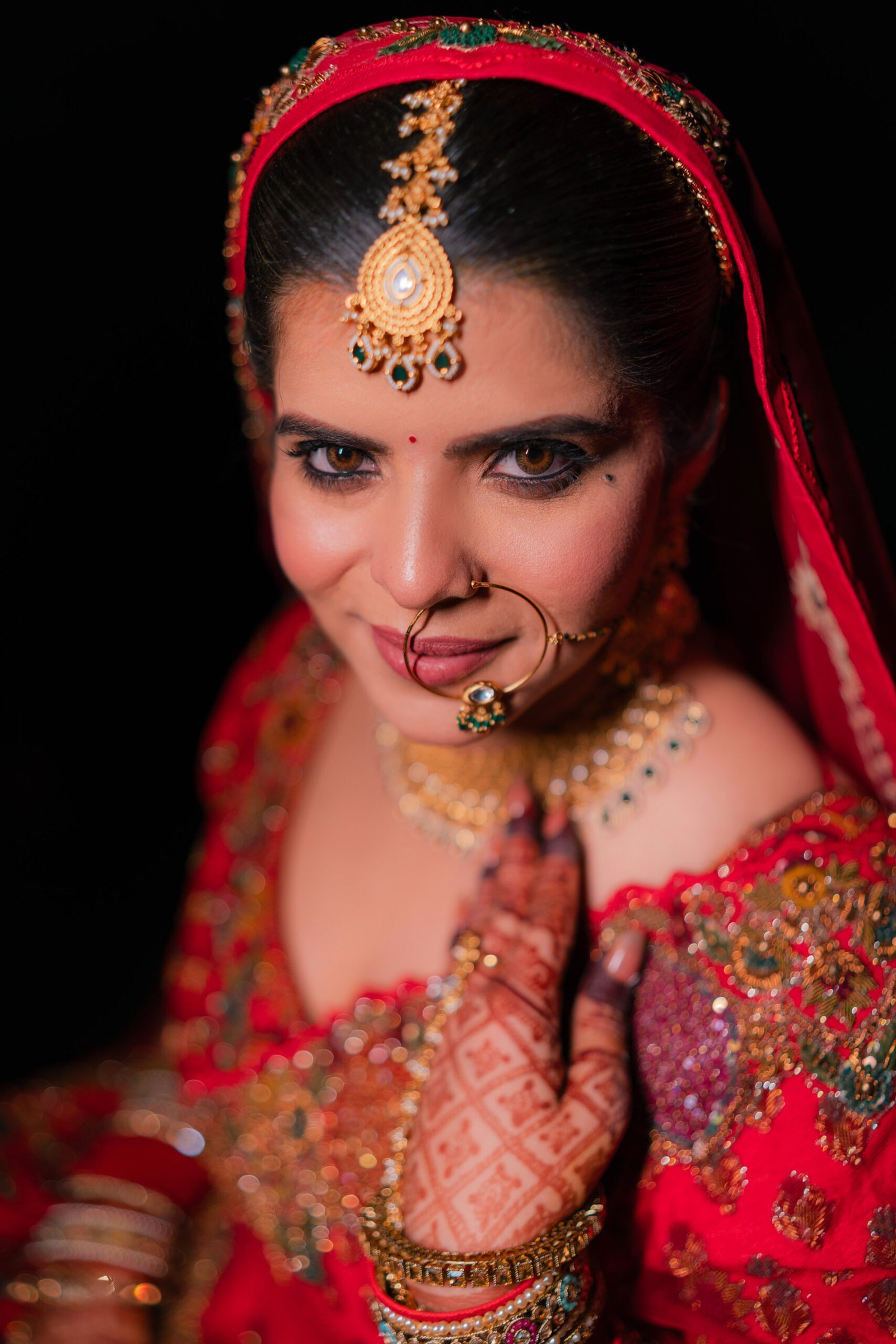 A candid moment of the groom smiling naturally, captured as professional wedding photographs by Mohey Rang Films.