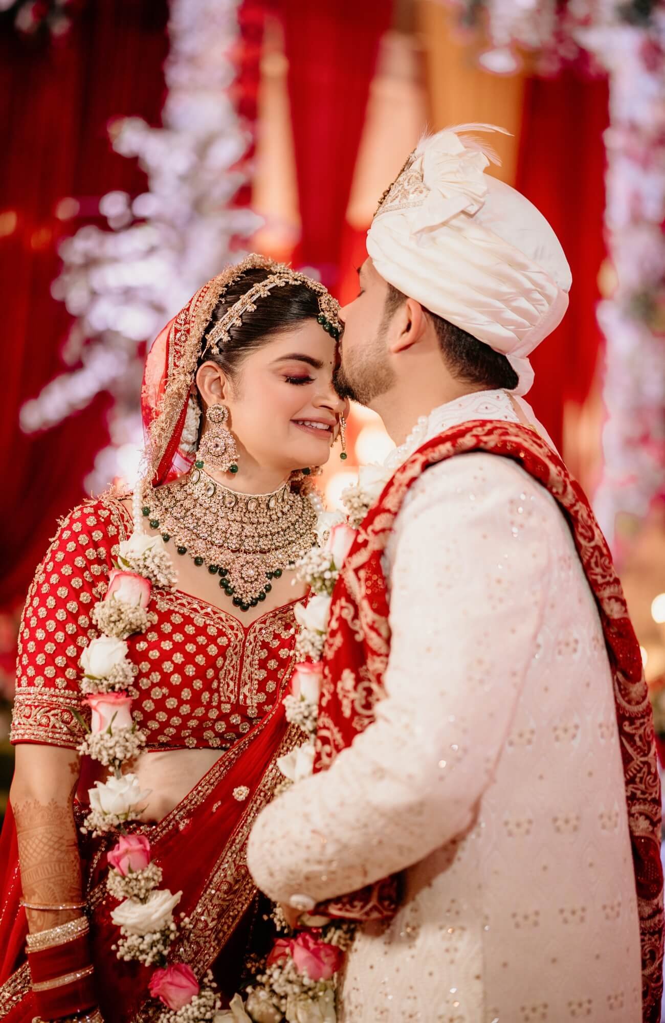 Candid shot of the wedding ceremony beautifully photographed by Mohey Rang Films, professional wedding photographers specializing in emotional moments.